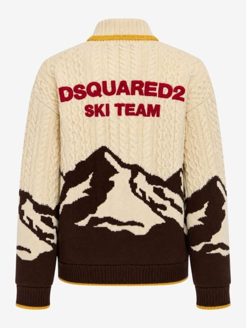 Dsquared2: Zipped Knit Kaban zip jacket