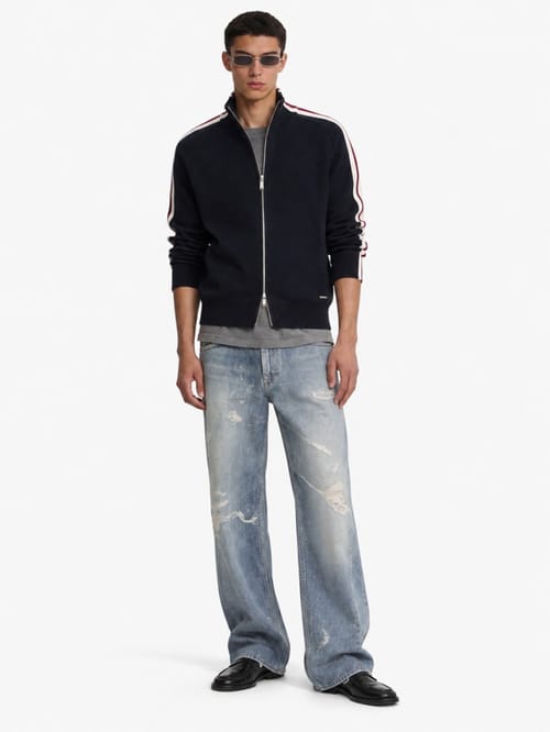 Dsquared2: Zipped Turtleneck zip jacket