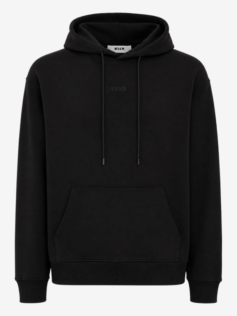 MSGM: Back printed hoodie