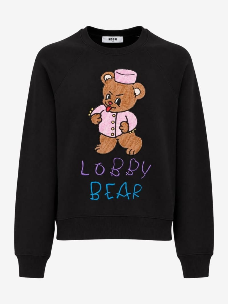 MSGM: Printed cotton sweatshirt