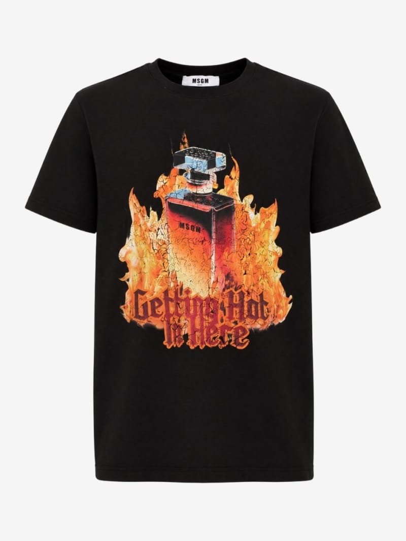 MSGM: Printed short sleeve t-shirt
