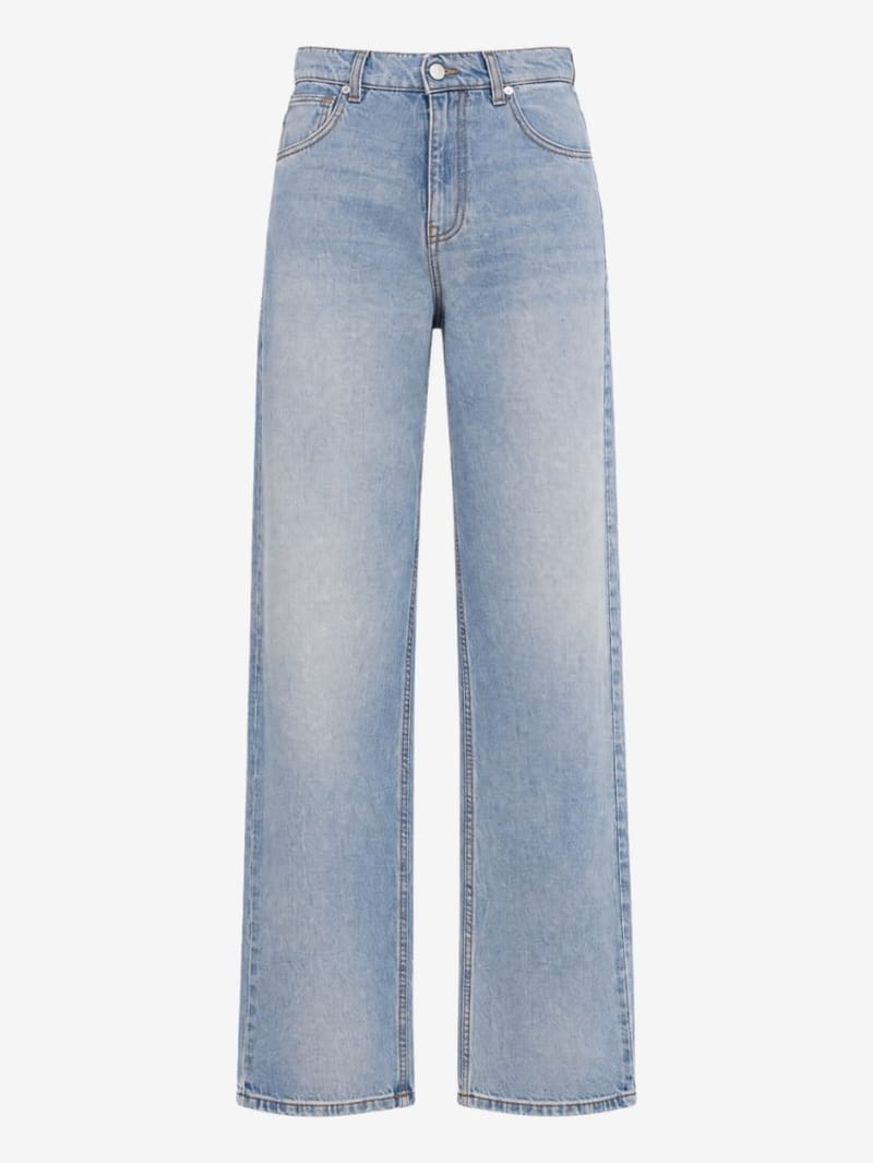 MSGM: Wide leg mid rise jeans