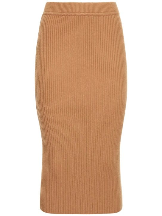 Michael Kors Collection: Cashmere pencil midi skirt