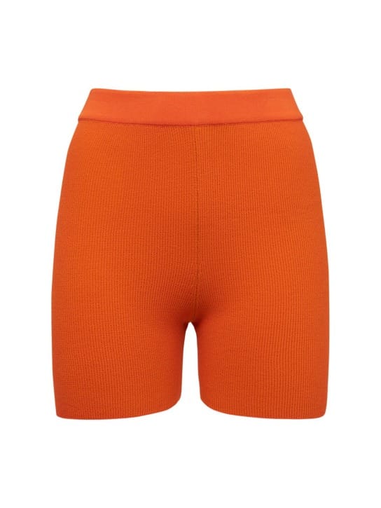 Jacquemus: Le Short Arancia knit cycling shorts