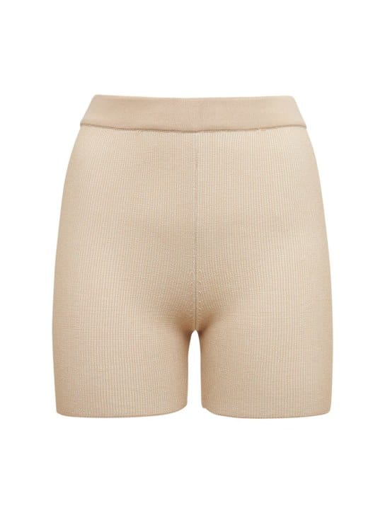 Jacquemus: Le Short Arancia knit cycling shorts