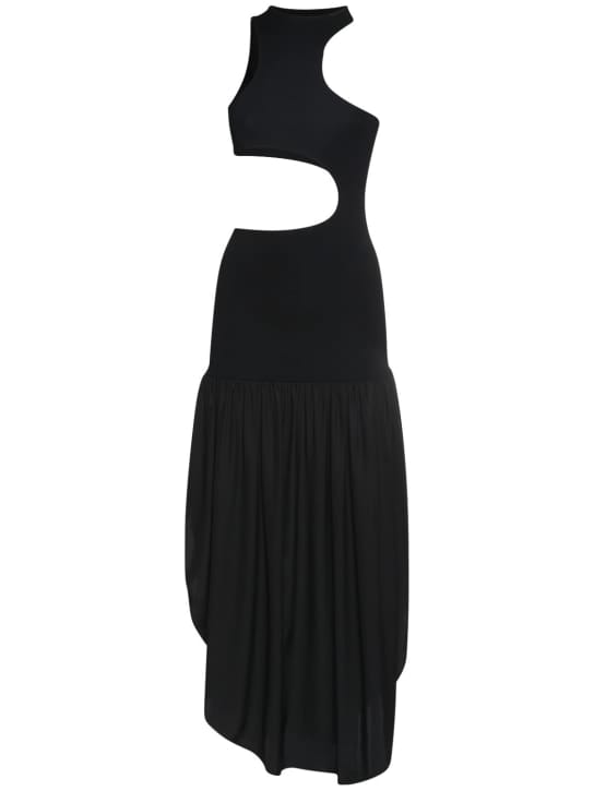 Stella McCartney: Silk midi dress with cut-out