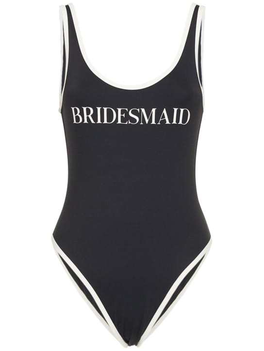 Weworewhat: Bridesmaid scoop one piece swimsuit