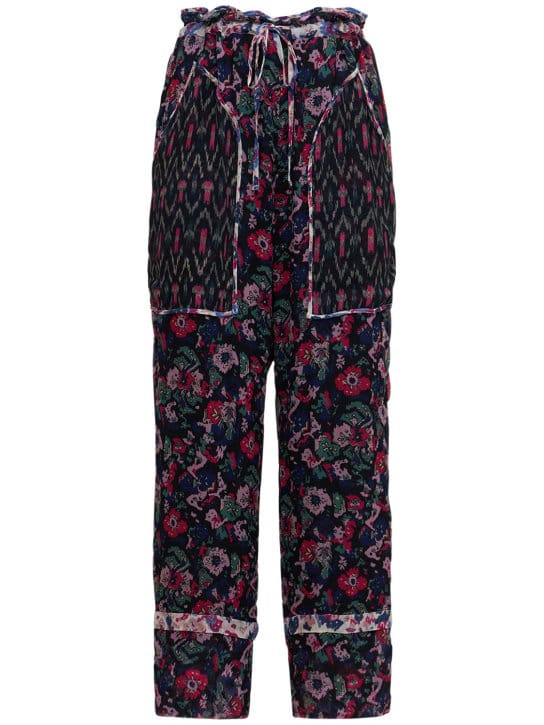 Marant Etoile: Ryama printed chiffon pants