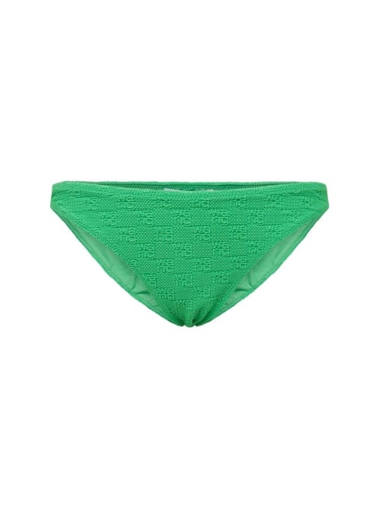 Alexander Wang: Logo tech bandeau bikini bottoms
