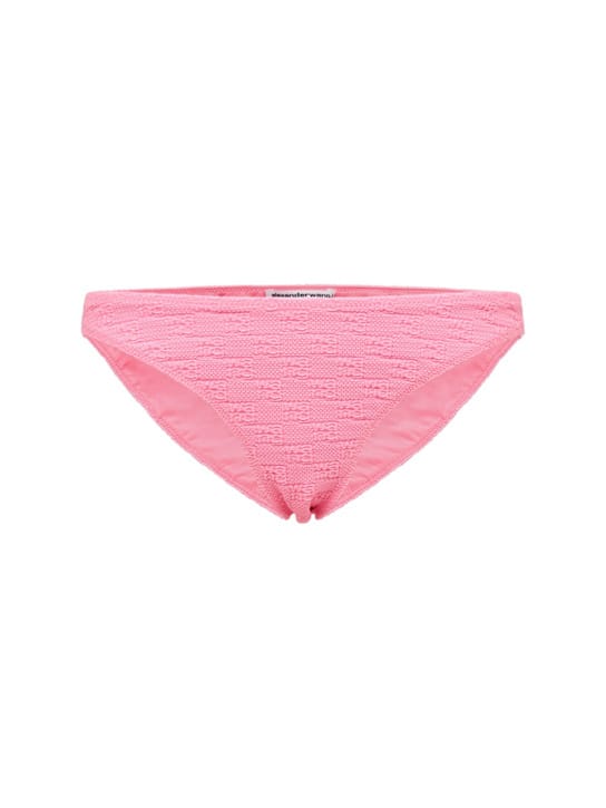Alexander Wang: Logo tech bandeau bikini bottoms