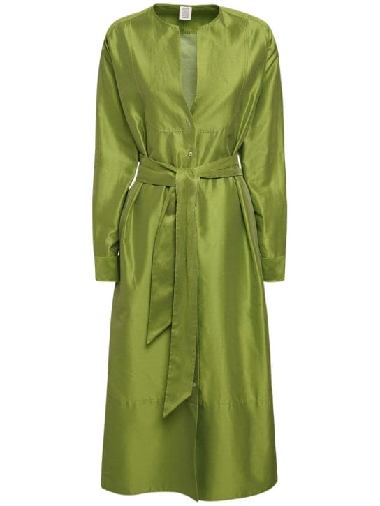 Rosie Assoulin: Cotton and silk shirt dress