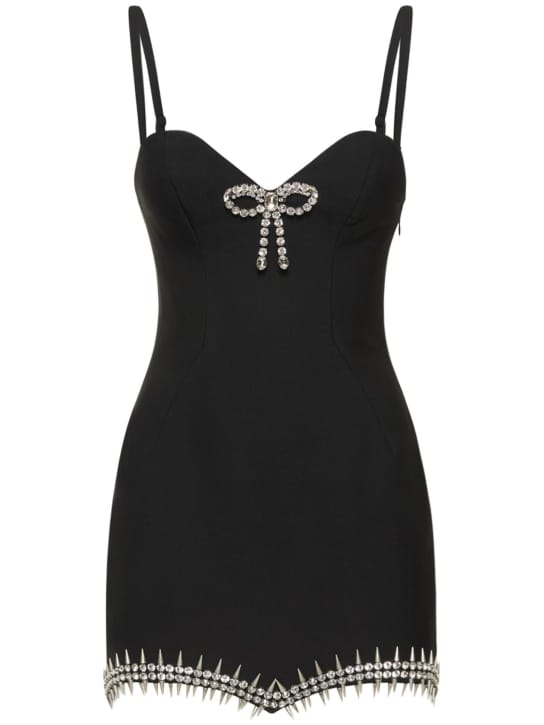 Area: Robe courte avec cristaux et clous