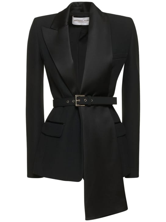 Michael Kors Collection: 绉纱sable西服夹克