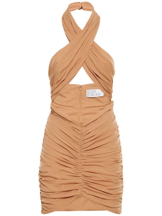 Giuseppe Di Morabito: Draped mini dress with cut-out