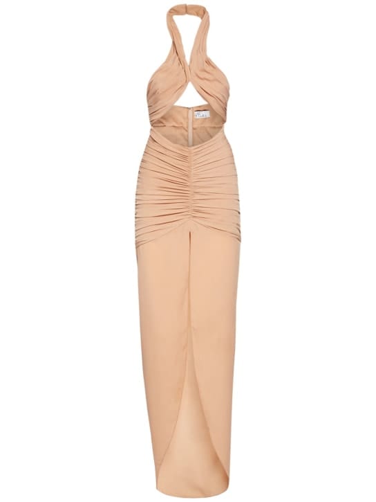 Giuseppe Di Morabito: Halterneck maxi dress with ruching