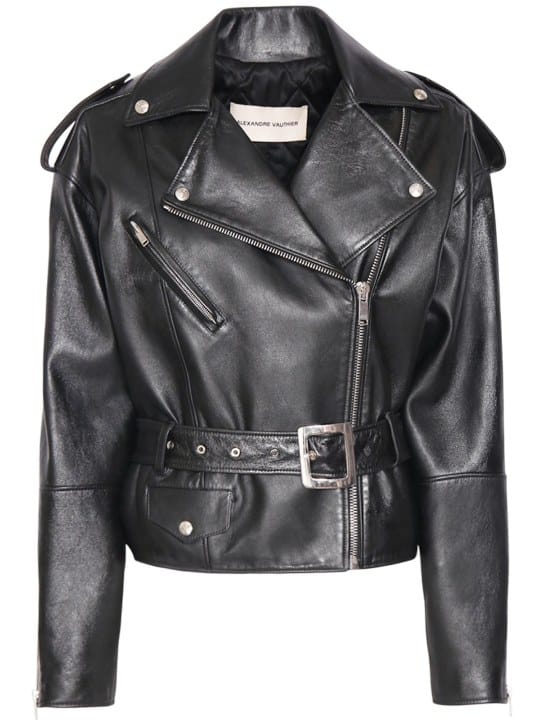Alexandre Vauthier: Perfecto皮革机车夹克