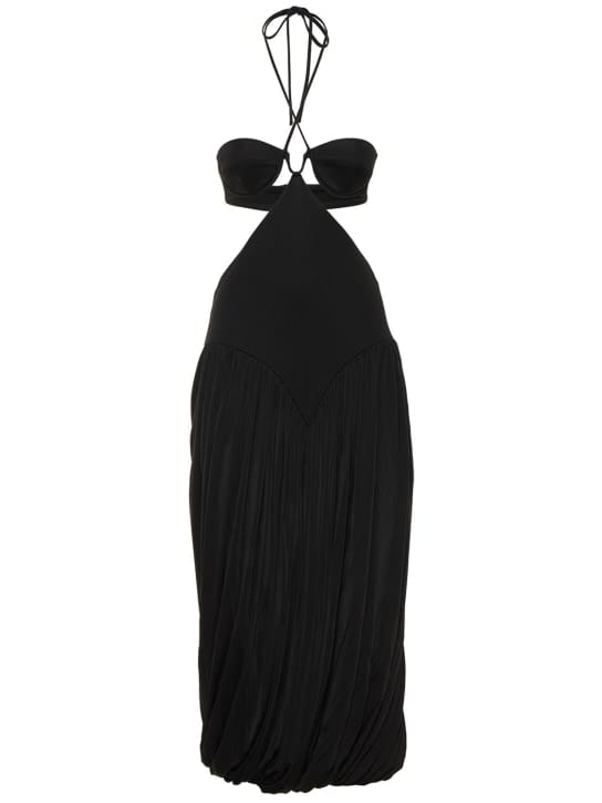Stella McCartney: Abito midi cut out all'americana