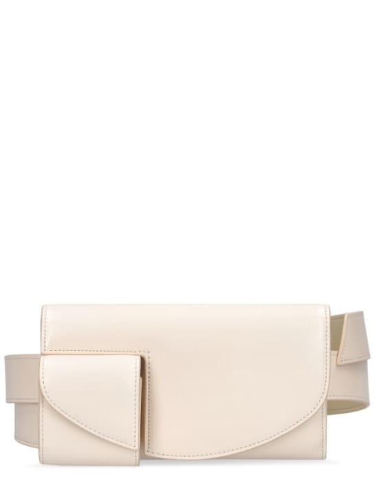 The Row: Calfskin belt with pouch