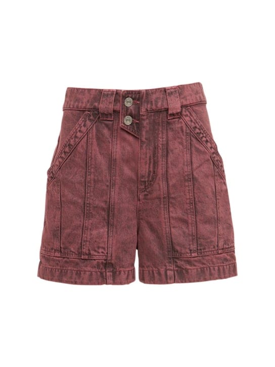 Marant Etoile: Vinca棉质牛仔短裤