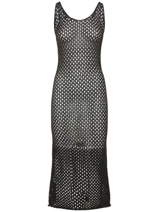 Dion Lee: Openwork knit midi dress