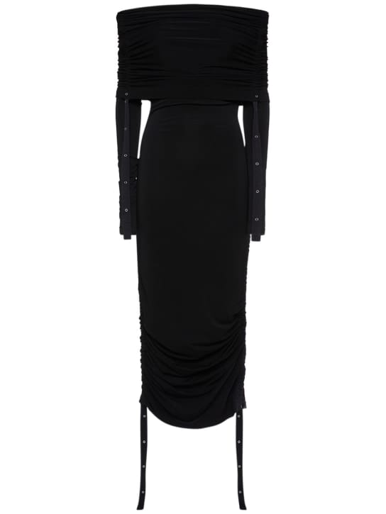 Dion Lee: Off-the-shoulder jersey midi dress