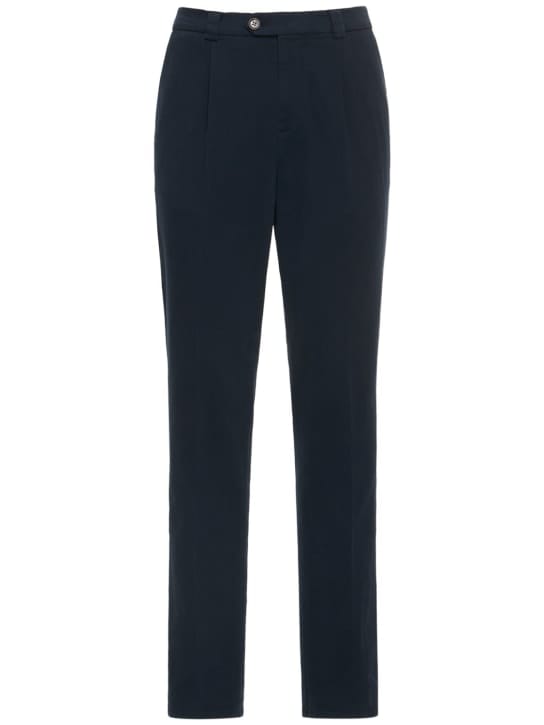 Brunello Cucinelli: 扎染混棉裤子