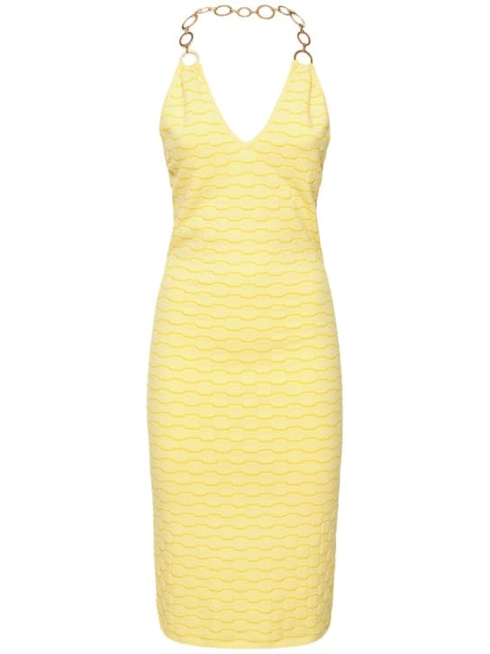 Musier Paris: Midi-Strickkleid mit Kettendetail