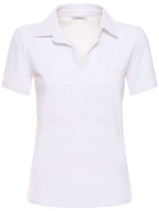 L'etoile Sport: 蕾丝POLO衫