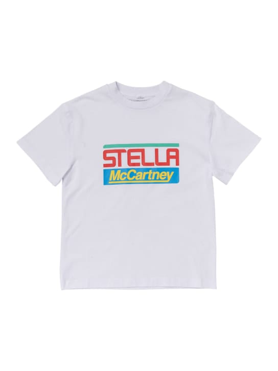 Stella McCartney Kids: Logo印花有机棉T恤