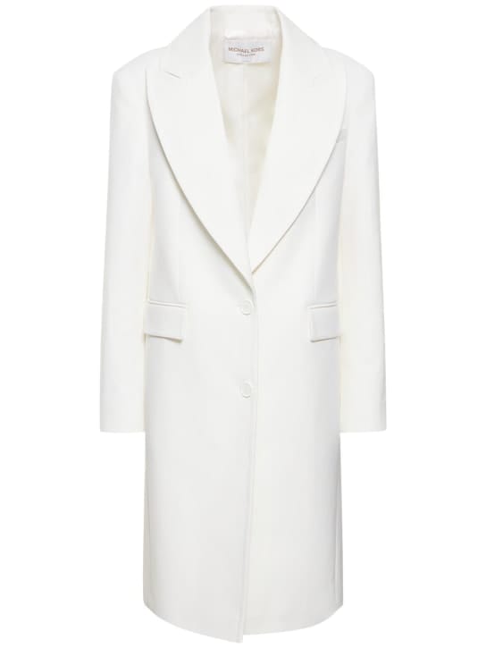 Michael Kors Collection: 棉&亚麻单排扣长款大衣