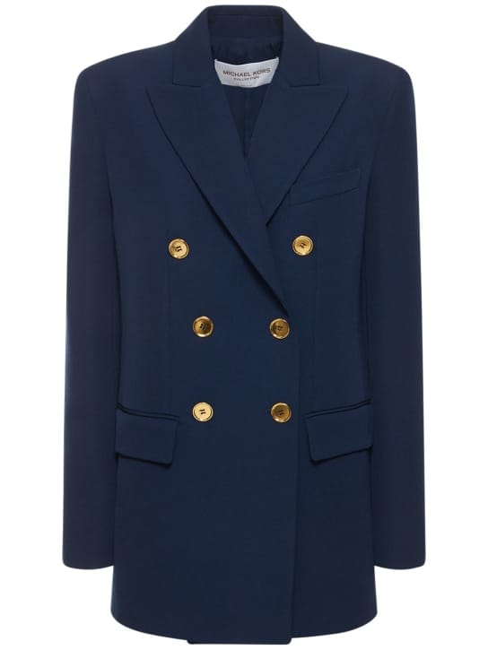 Michael Kors Collection: 双排扣华达呢西服夹克