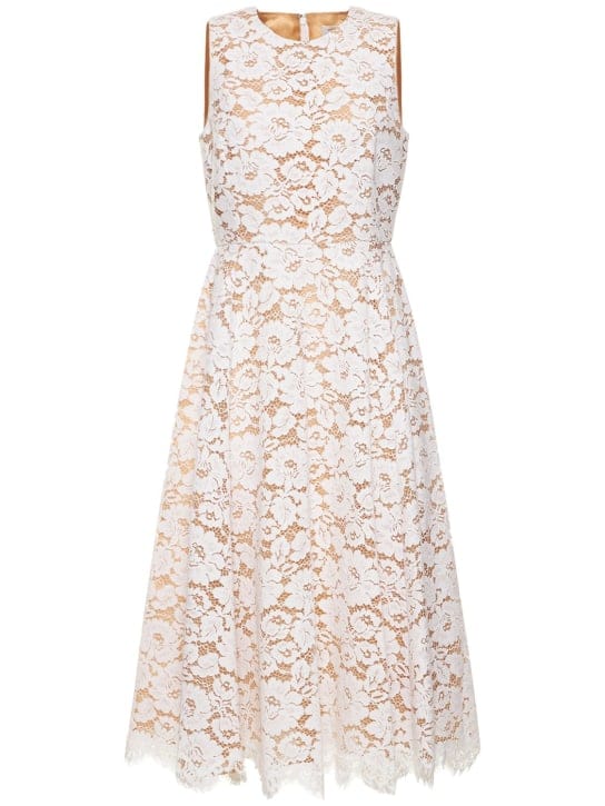 Michael Kors Collection: Cotton lace midi dress