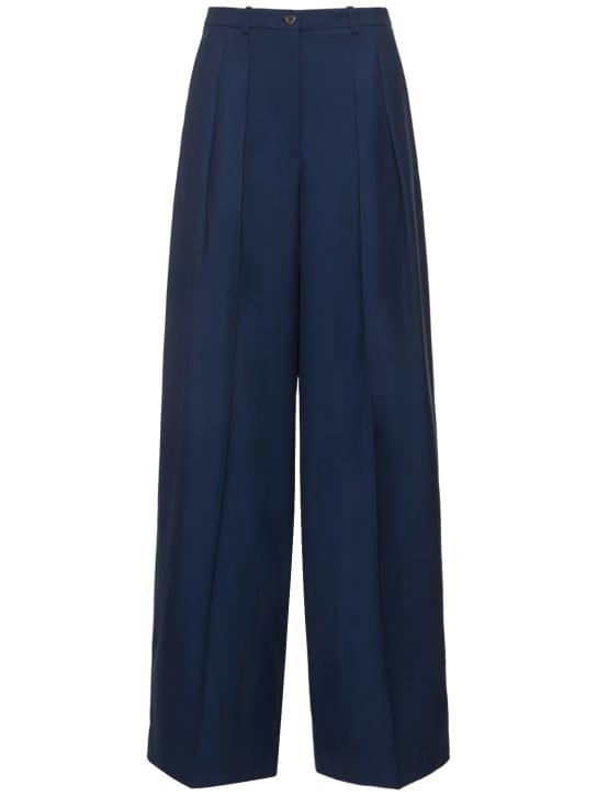 Michael Kors Collection: 羊毛华达呢阔腿裤