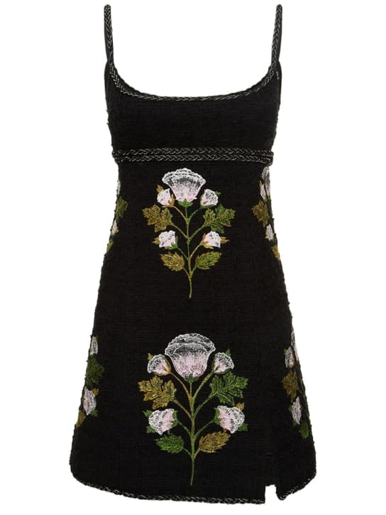 Giambattista Valli: Embroidered cotton mini dress