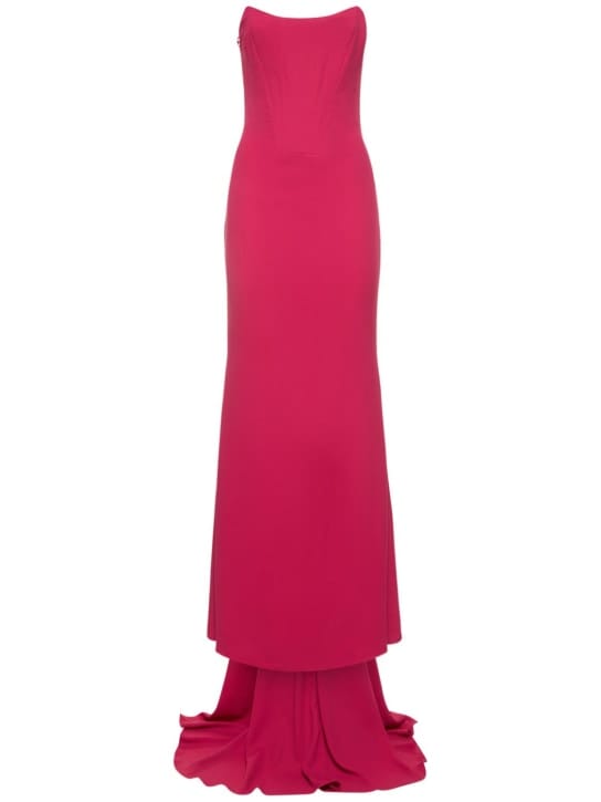 Giuseppe Di Morabito: Strapless bustier gown with train