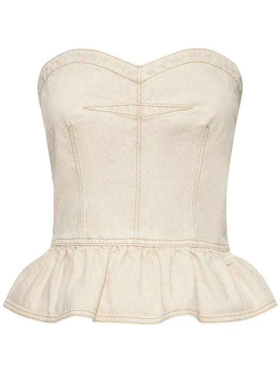 Marant Etoile: Solizinia棉质牛仔上衣