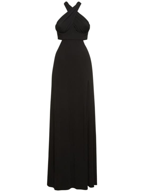 Dundas: Maxikleid aus Jersey mit Cut-outs