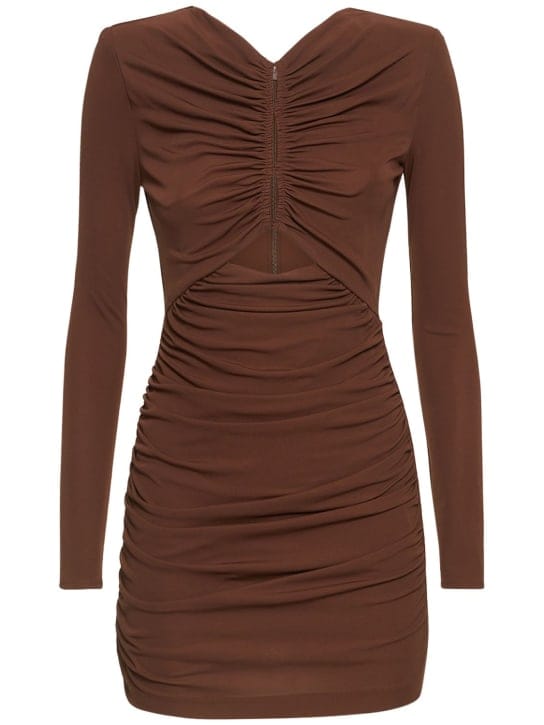 Roland Mouret: Abito corto in jersey drappeggiato