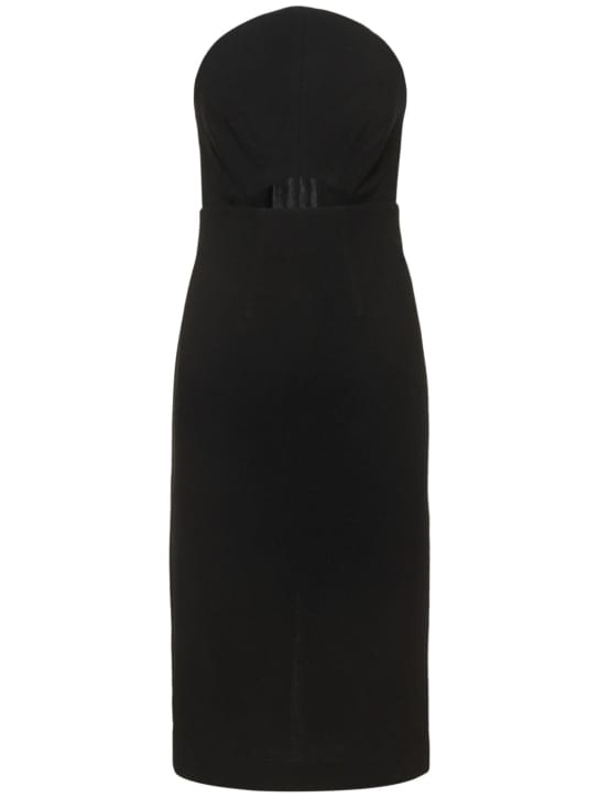 Roland Mouret: Abito midi in lana con cut out