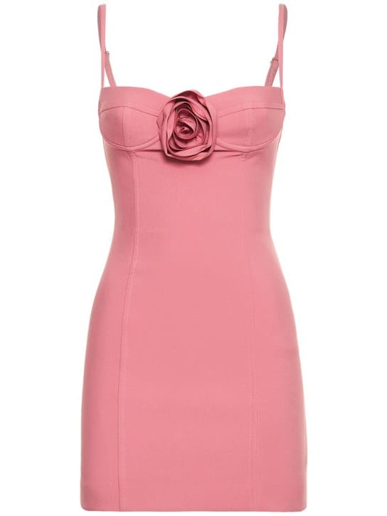 Blumarine: Short dress with heart neckline