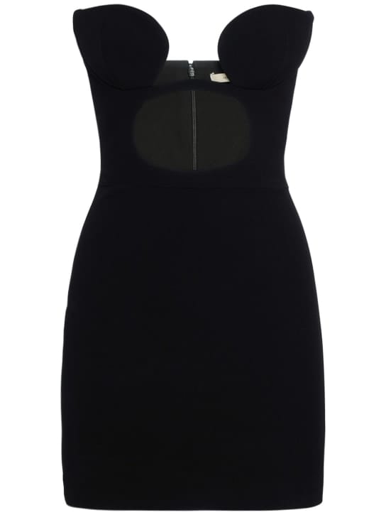 Nensi Dojaka: Minidress bustier con cut out