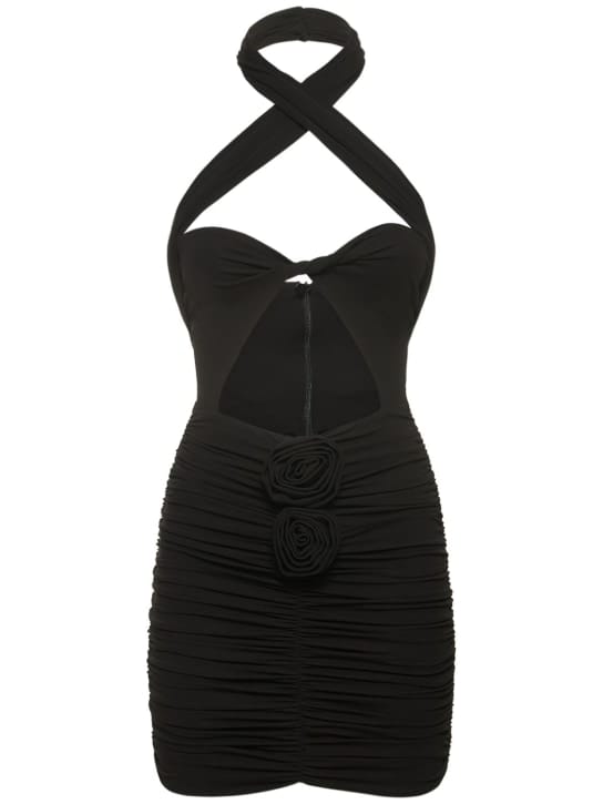 Magda Butrym: Ruched mini dress with cut-out