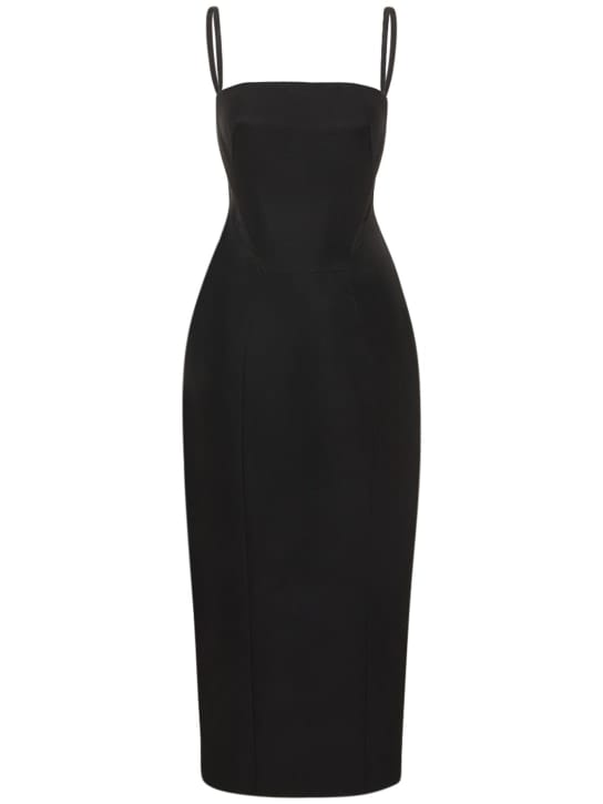 Rosie Assoulin: Contoured cotton midi sheath dress