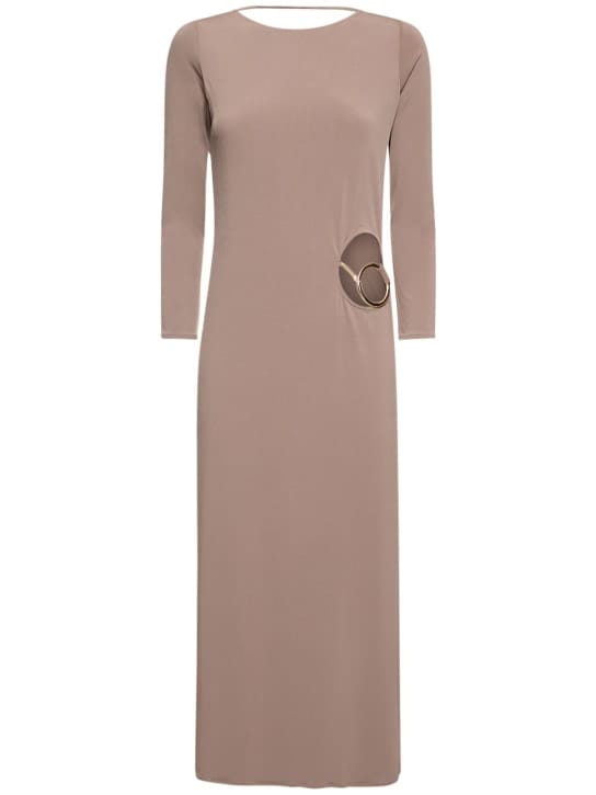 Alex Rivière Studio: Vestido largo con detalle cut out