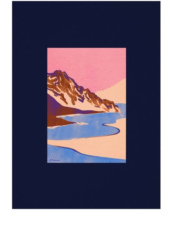 Paper Collective: Blue Landscape墙面装饰