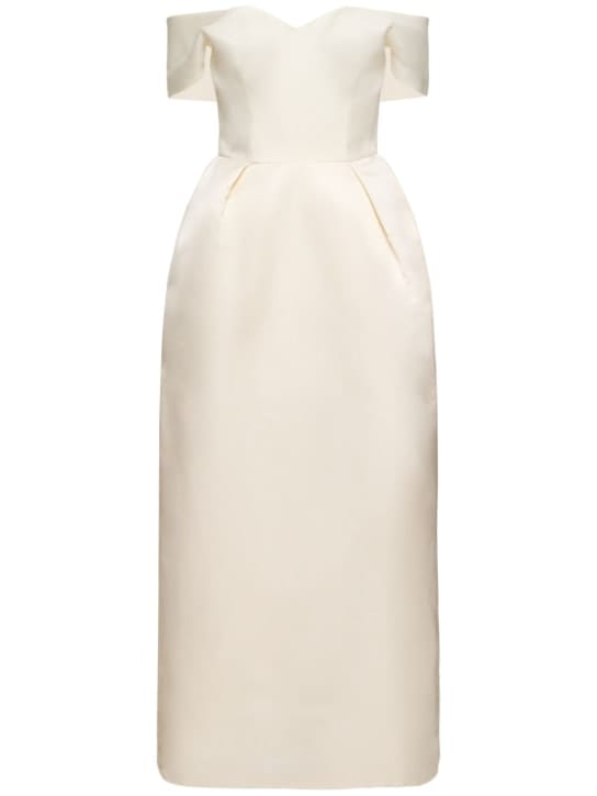 Rosie Assoulin: Silk maxi dress with bow