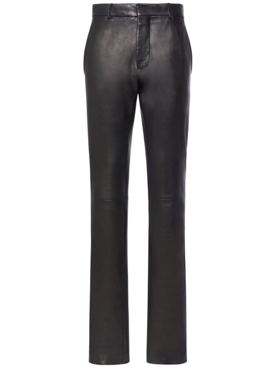 Ann Demeulemeester: Shania中腰皮革紧身裤