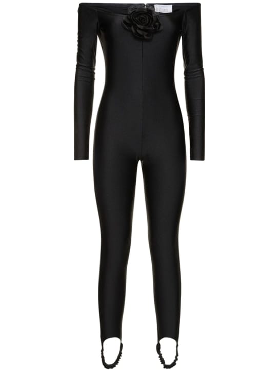 Giuseppe Di Morabito: 亮面弹力平纹针织连身裤