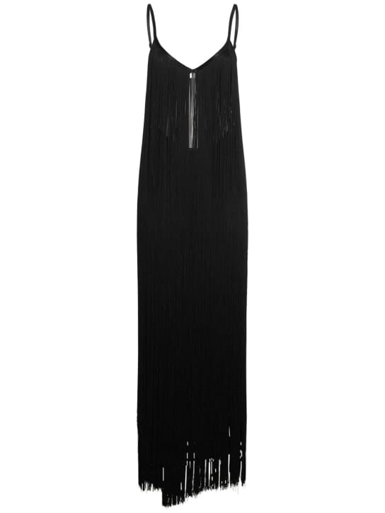 Alexander Wang: Abito lungo con frange