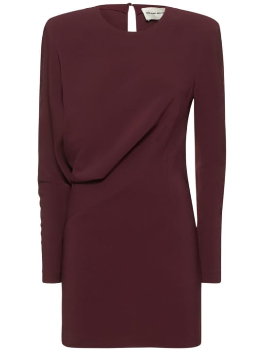 Roland Mouret: Abito corto drappeggiato in cady